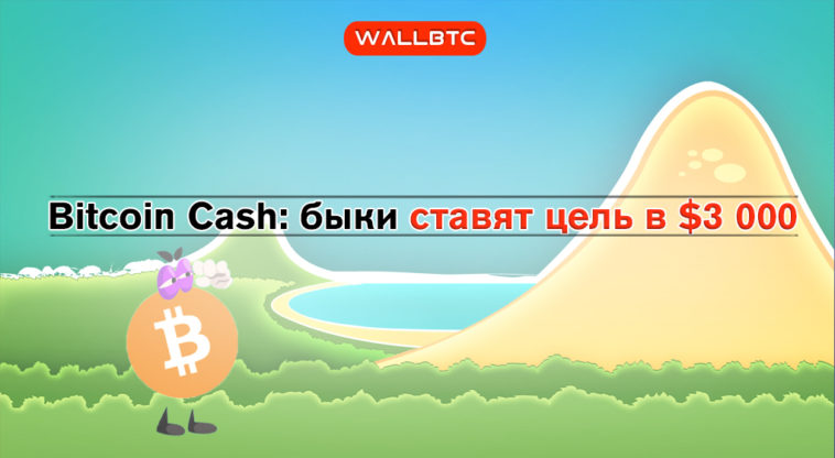 Bitcoin Cash стремится к 3000 долларов