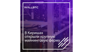 В Киришах открыли крупную майнинговую ферму