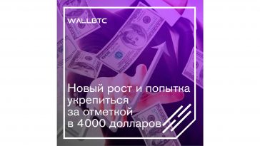 Bitcoin продолжает рост – пробьет ли 4000